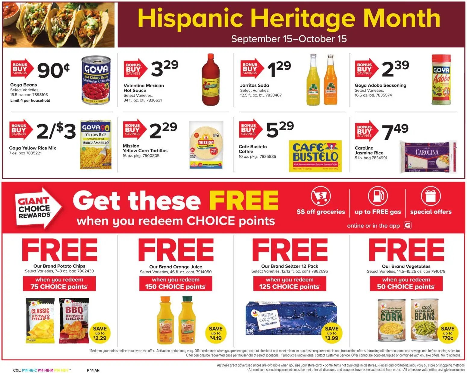 Giant Weekly Ad