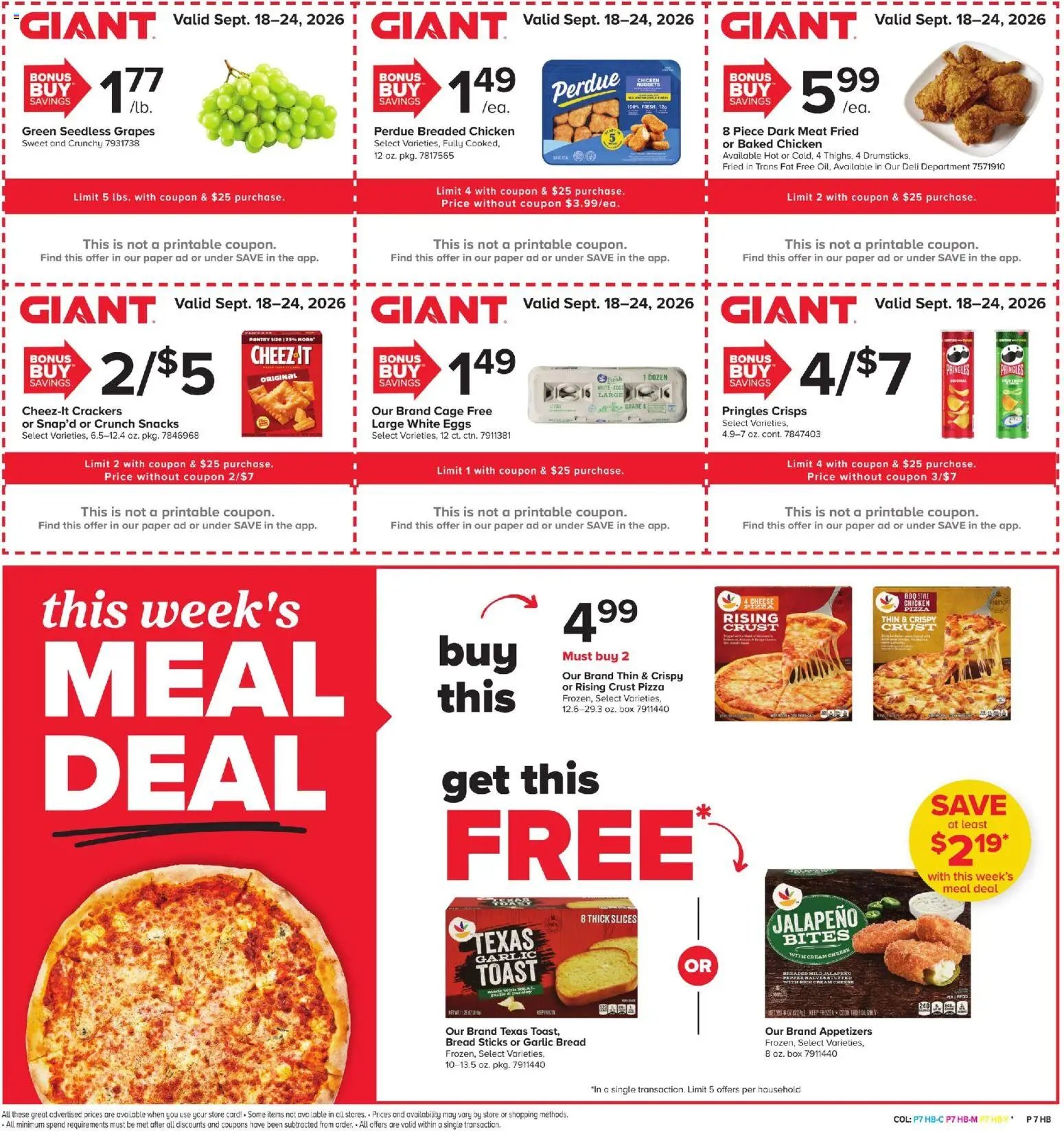 Giant Weekly Ad