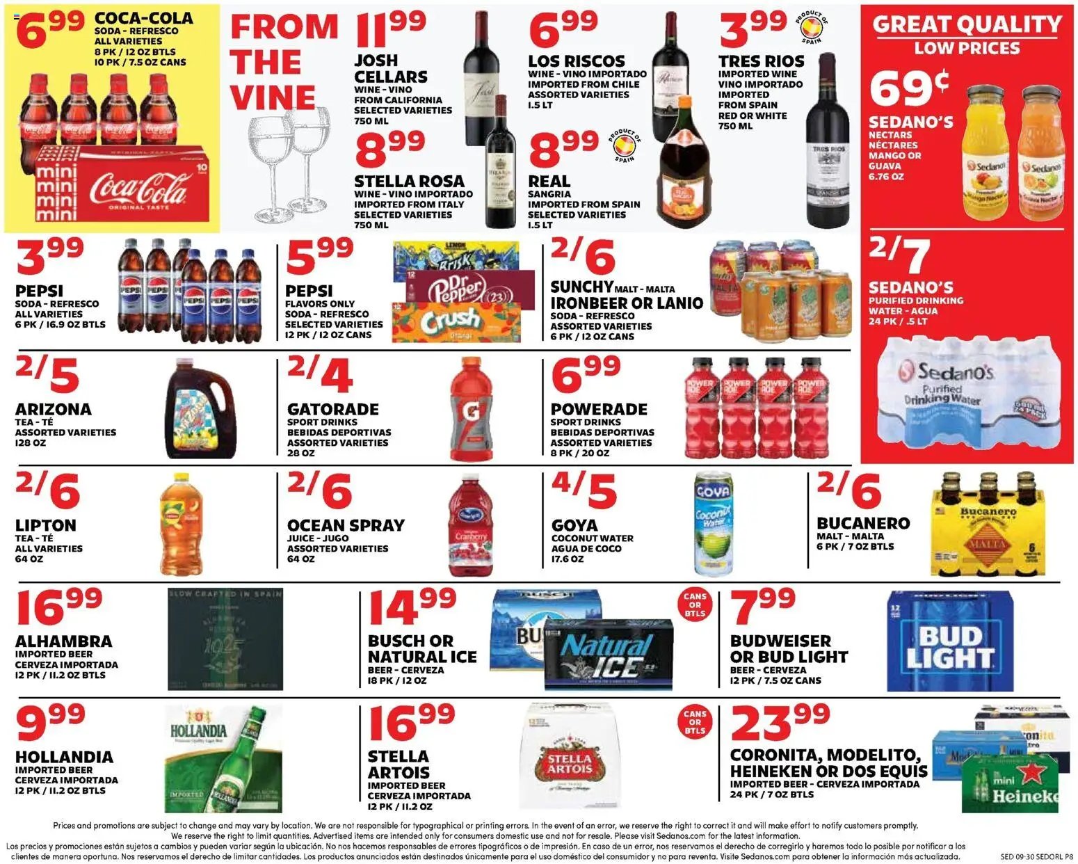 Sedano's Weekly Ad