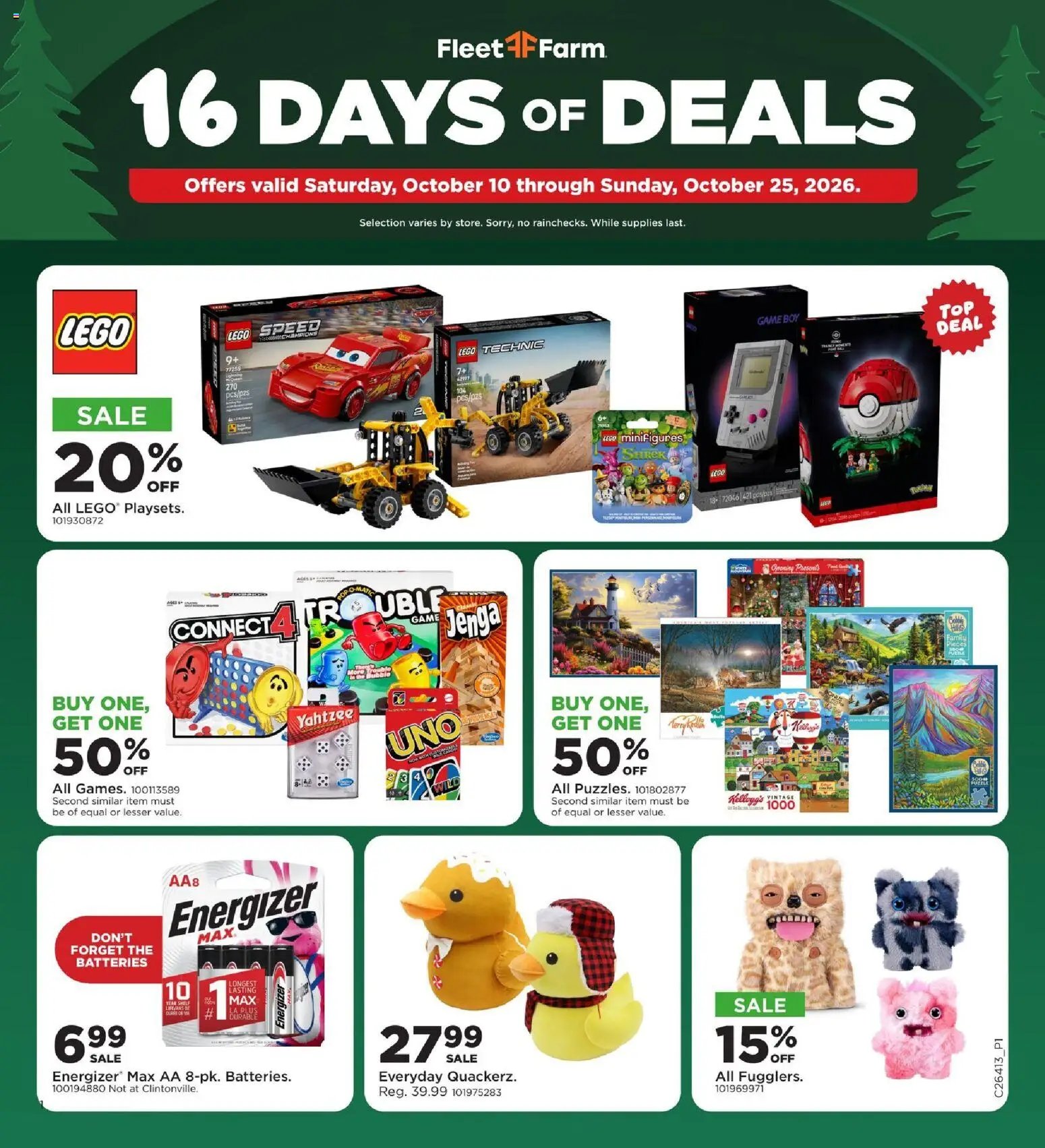 Mills Fleet Farm Deals Ad