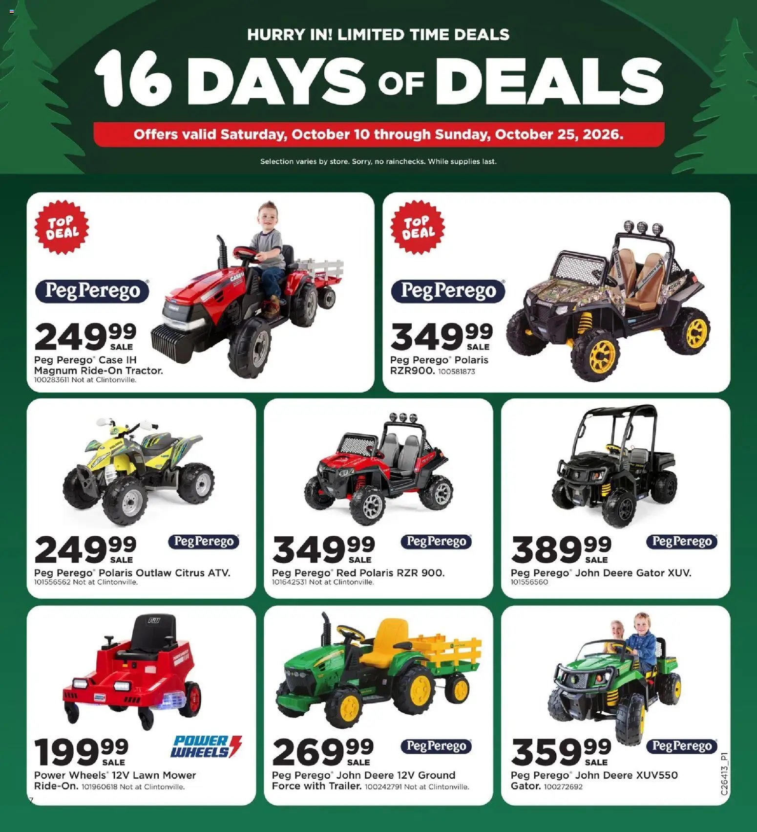 Mills Fleet Farm Deals Ad