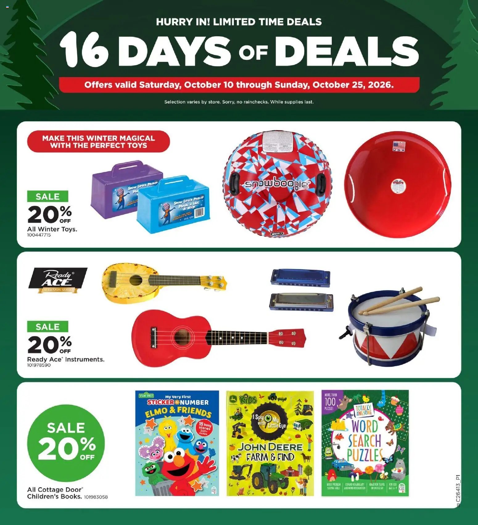Mills Fleet Farm Deals Ad
