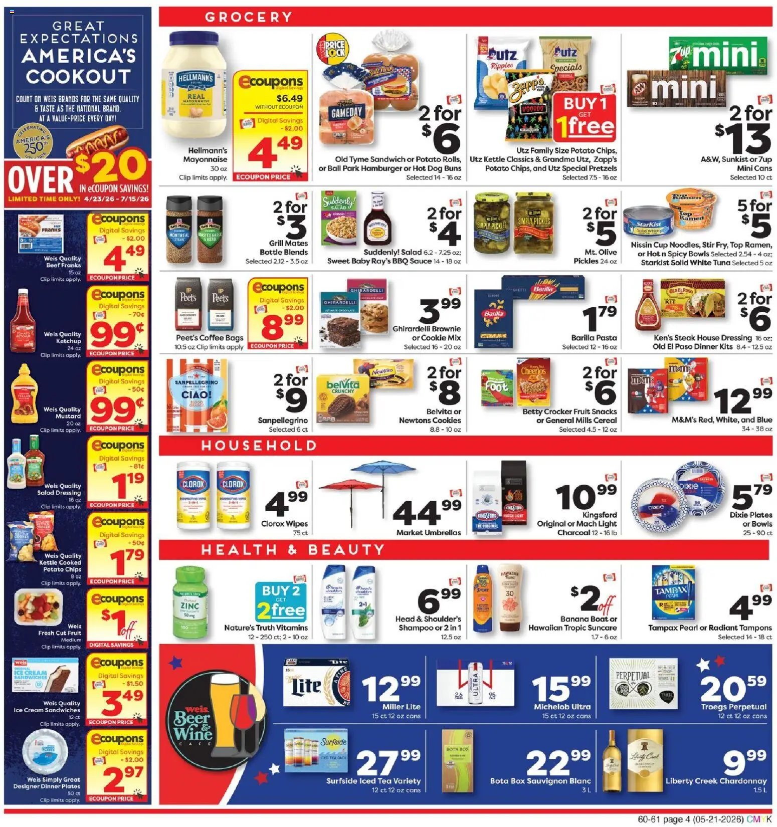 Weis Weekly Circular - PA