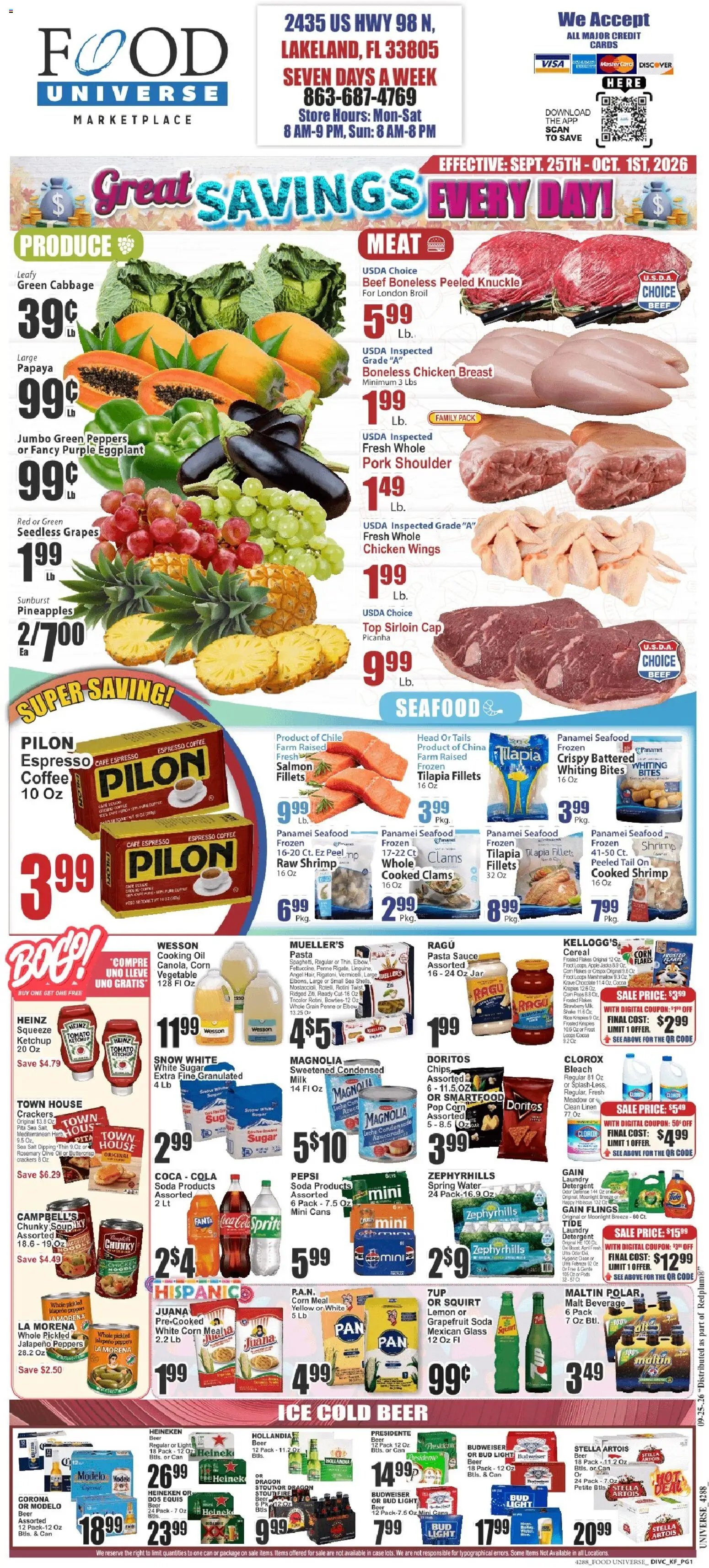 Food Universe Weekly Ad