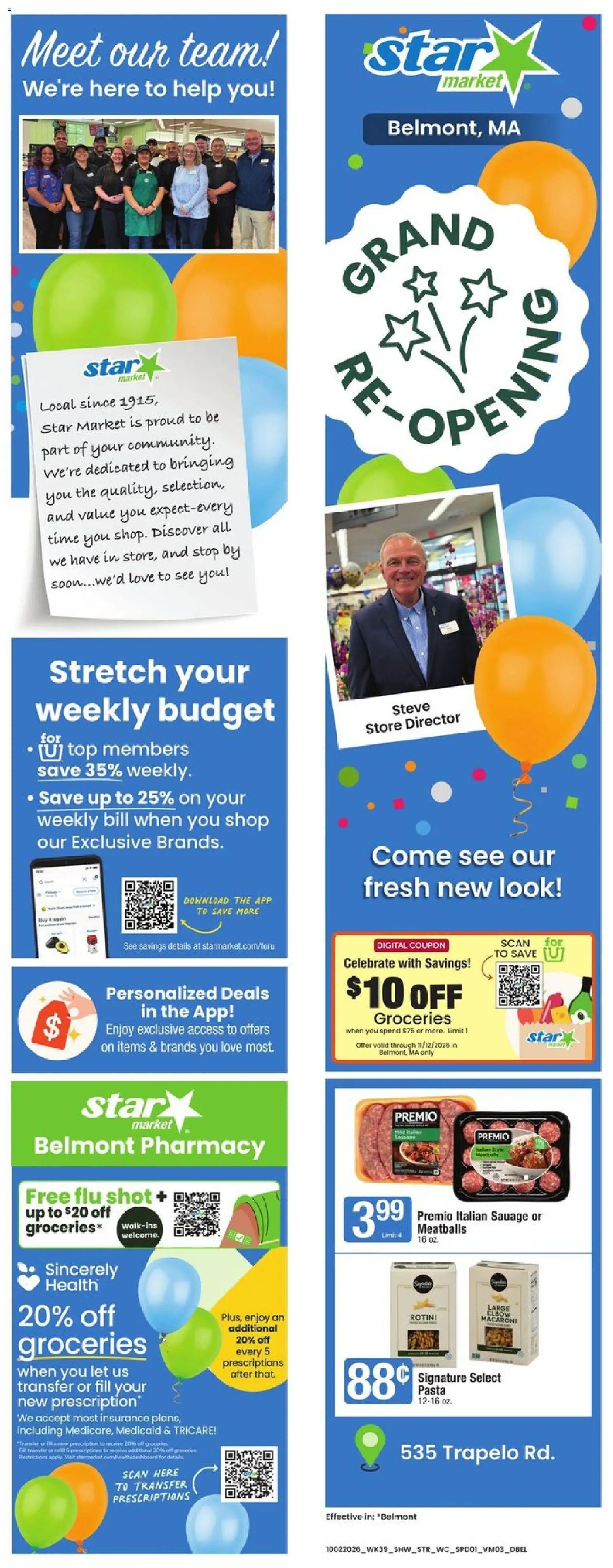 Star Market Gramd Opening