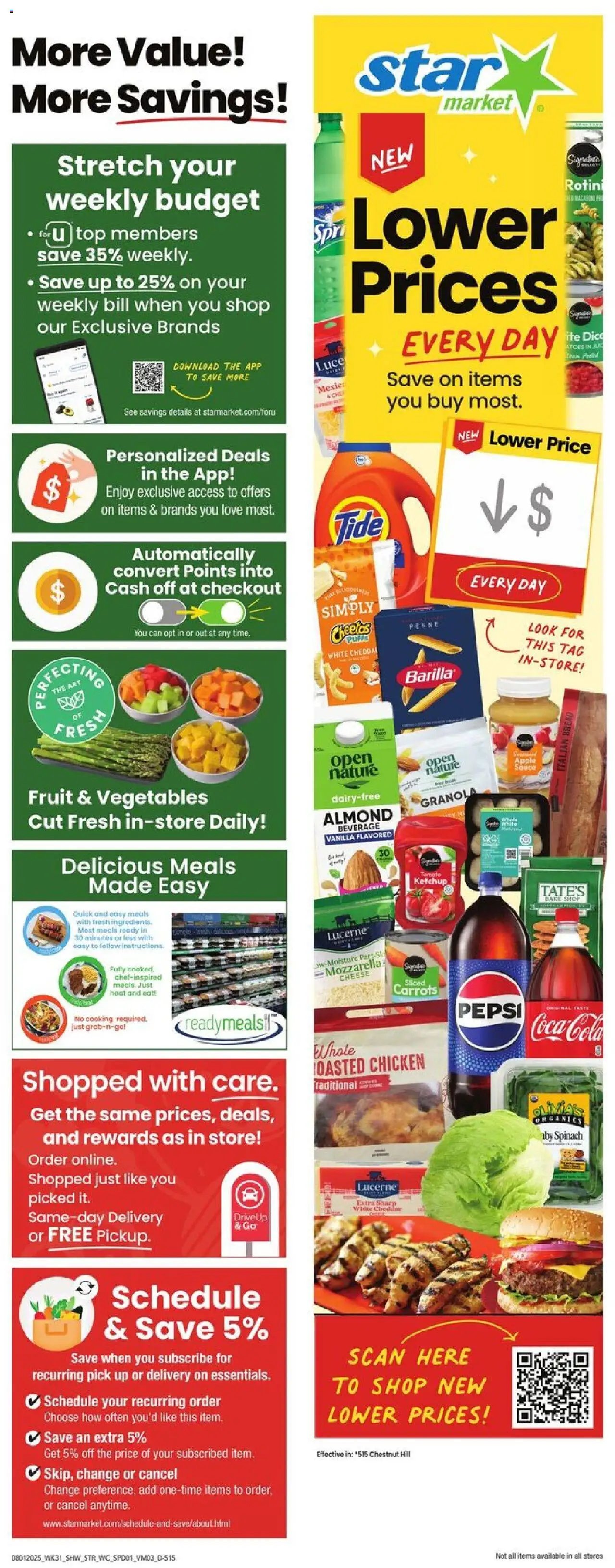 Star Market Weekly Ad (2025-08-01 - 2025-08-07) | 1