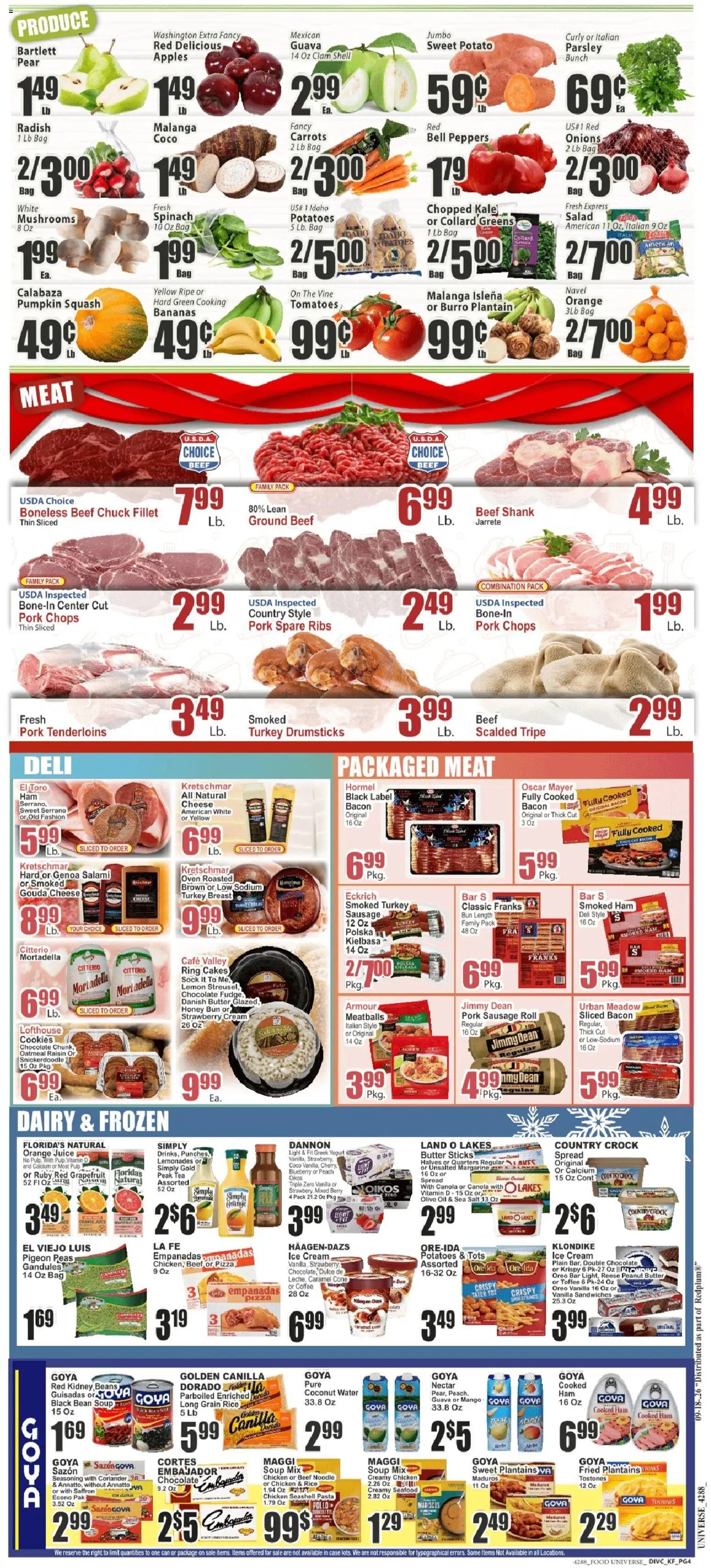 Food Universe Weekly Ad