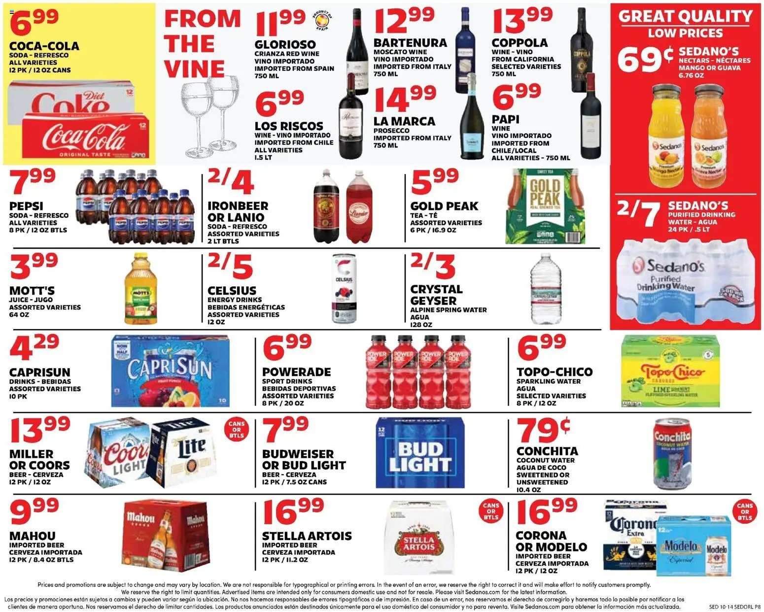 Sedano's Weekly Ad