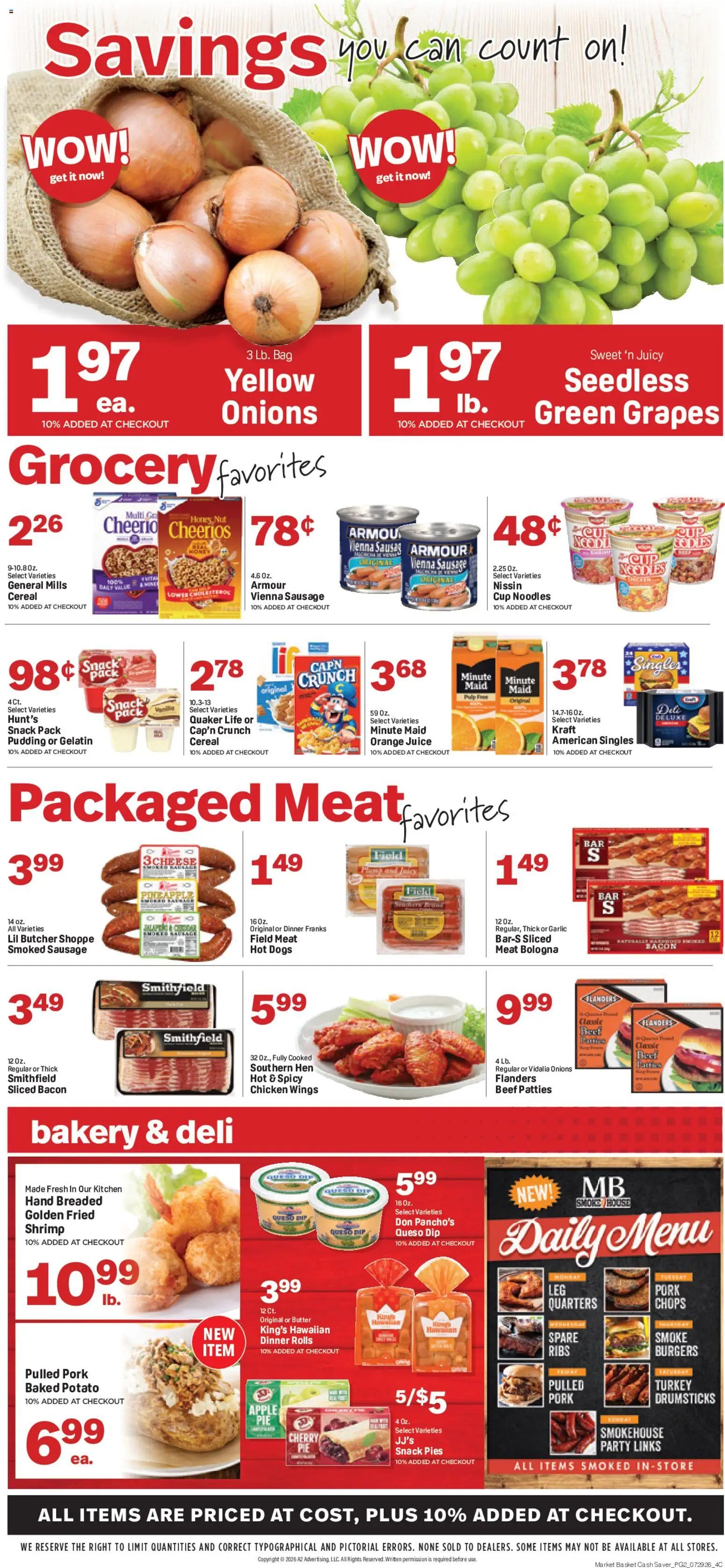 Market Basket Cash Saver
