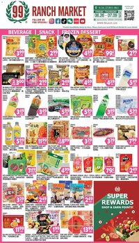 99 Ranch Market Beverages | Snack | Frozen Dessert