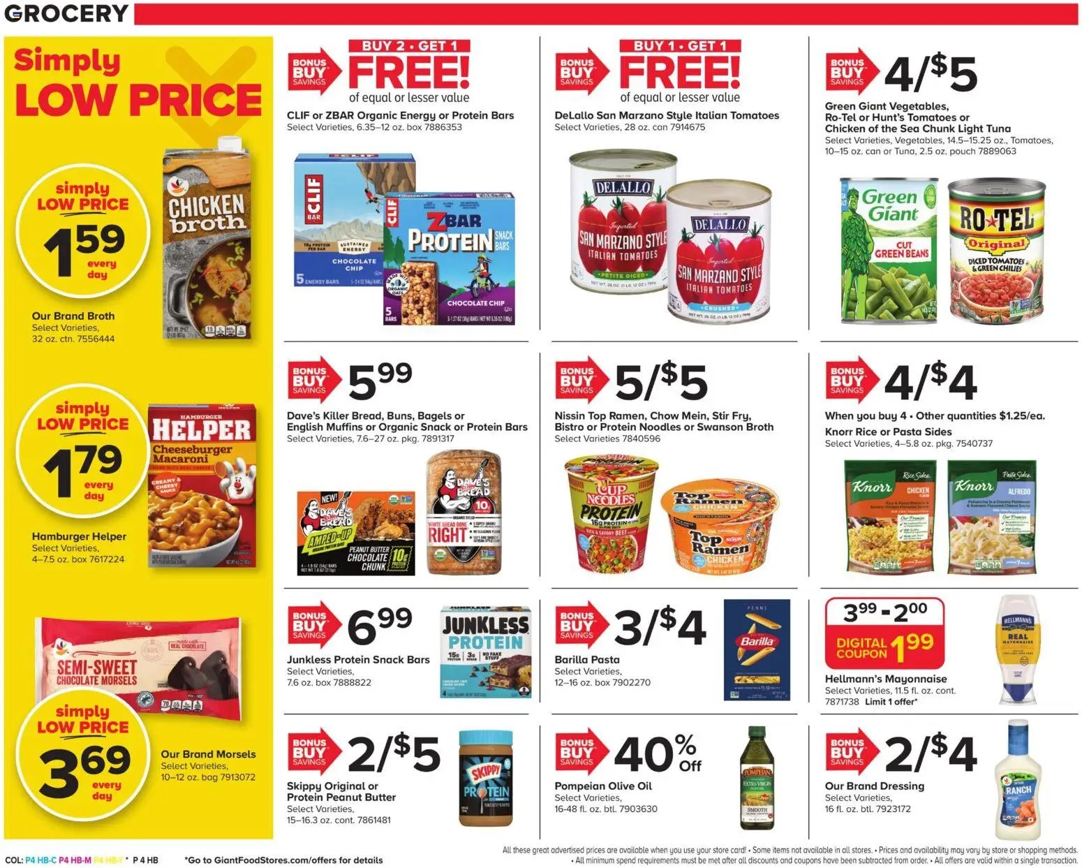 Giant Weekly Ad