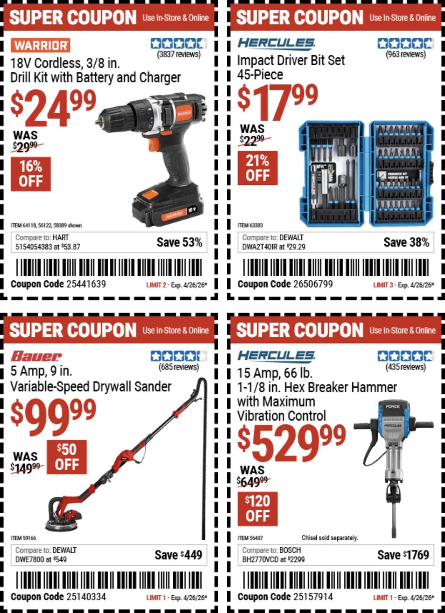 Harbor Freight Weekly Ad