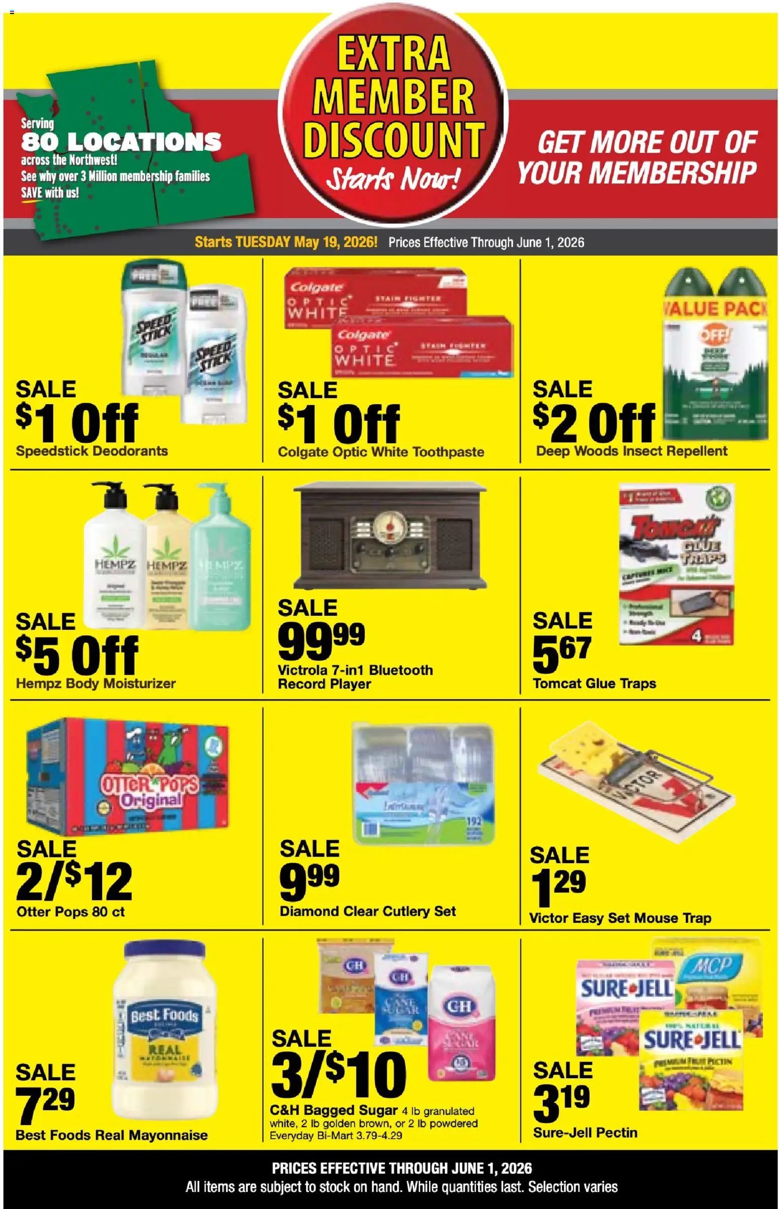 Bi-Mart Extra Member Discount