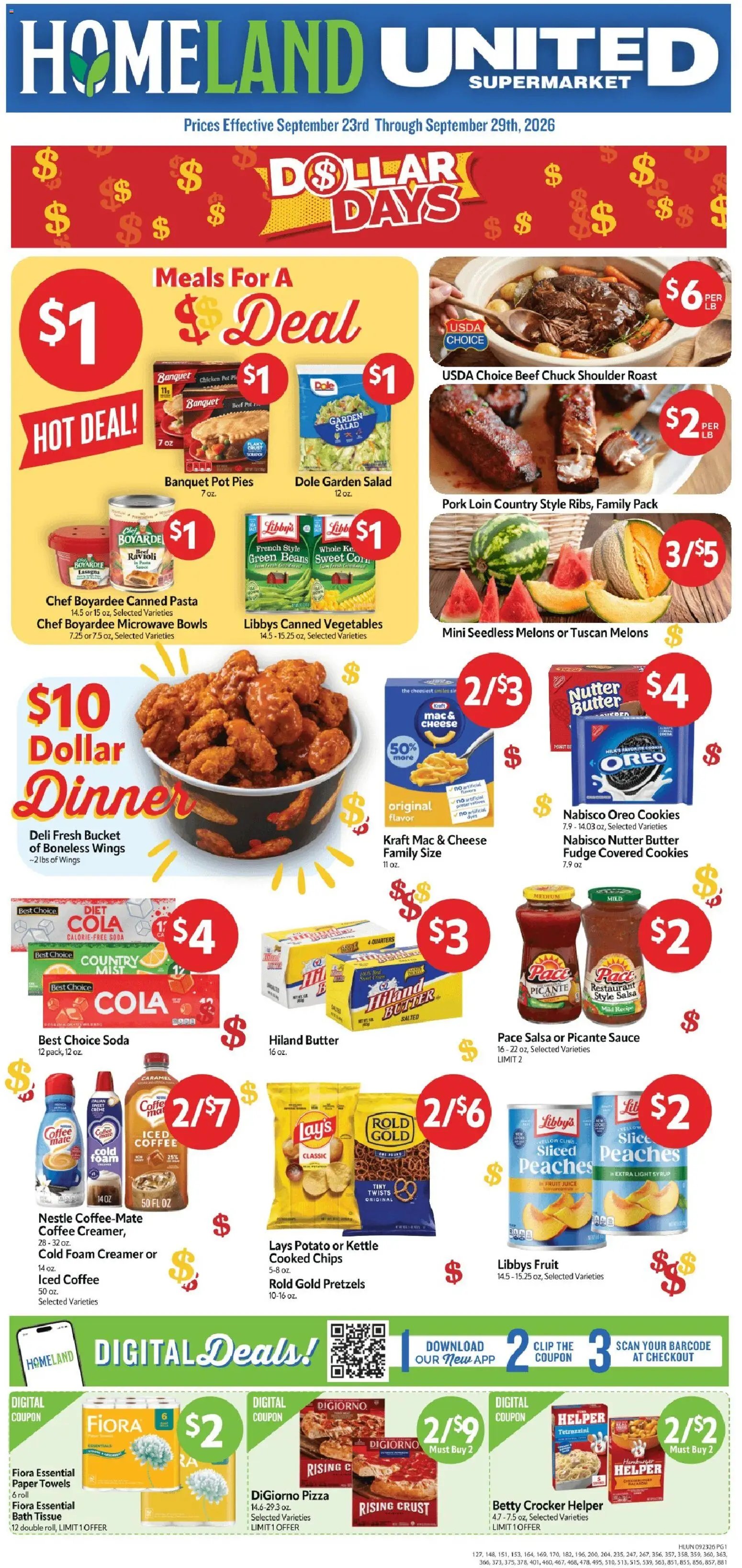 Homeland Weekly Ad