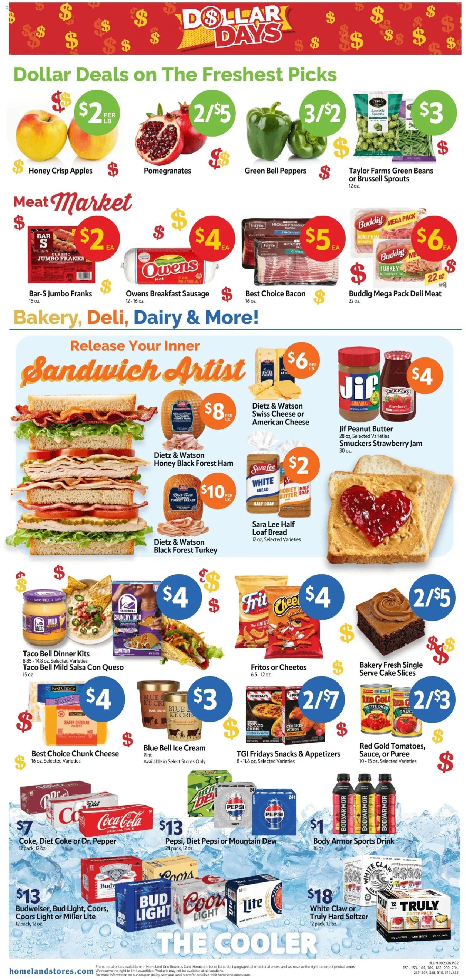 Homeland Weekly Ad