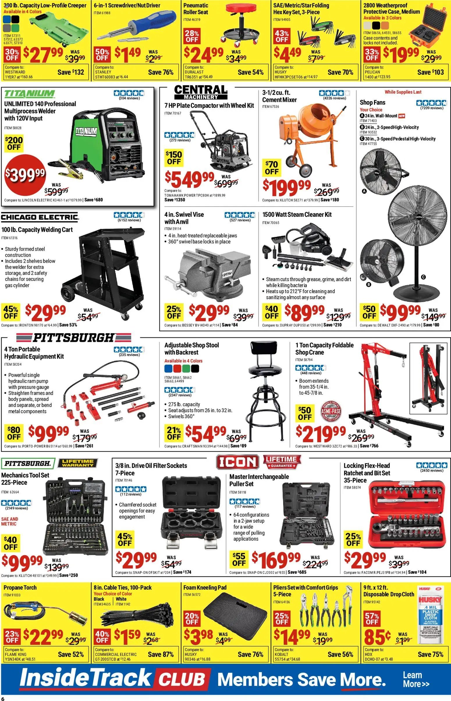 Harbor Freight Parking Lot Sale