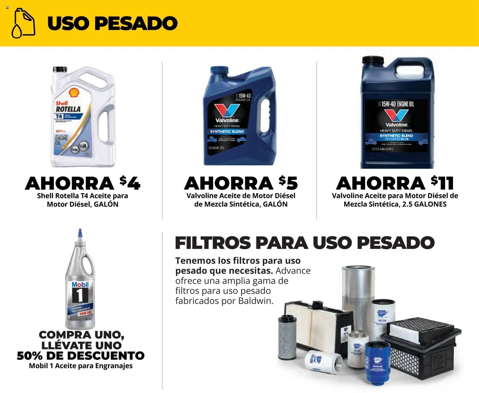 Advance Auto Parts Sales Ad - Spanish