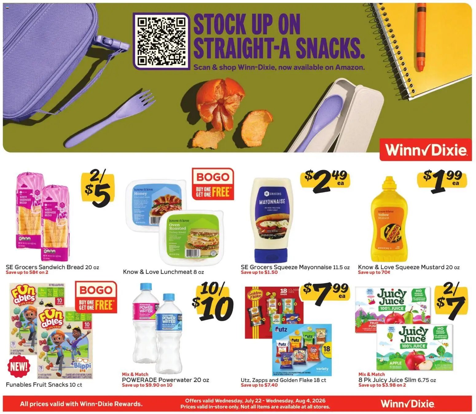 Winn Dixie In-Store Flyer