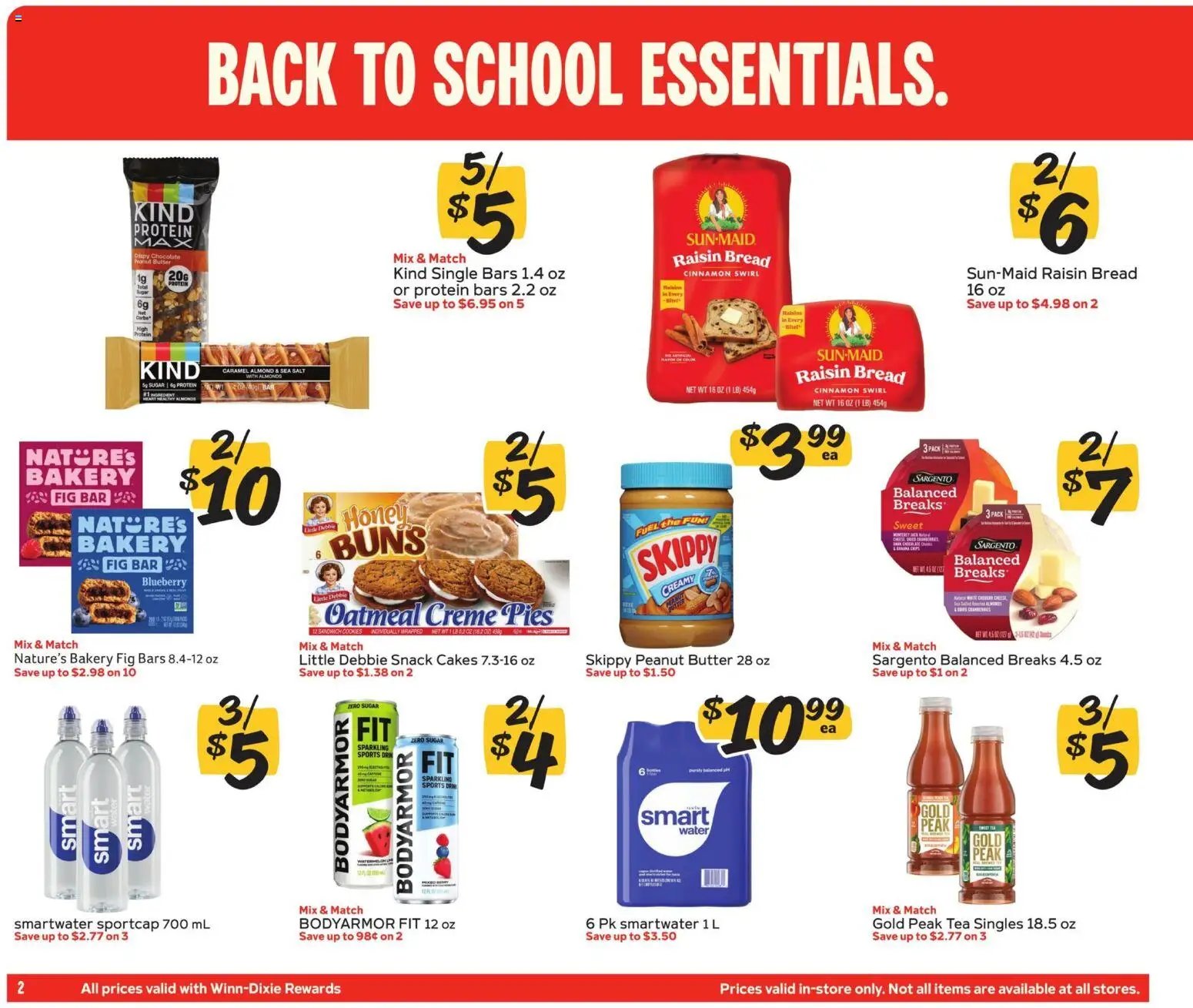 Winn Dixie In-Store Flyer