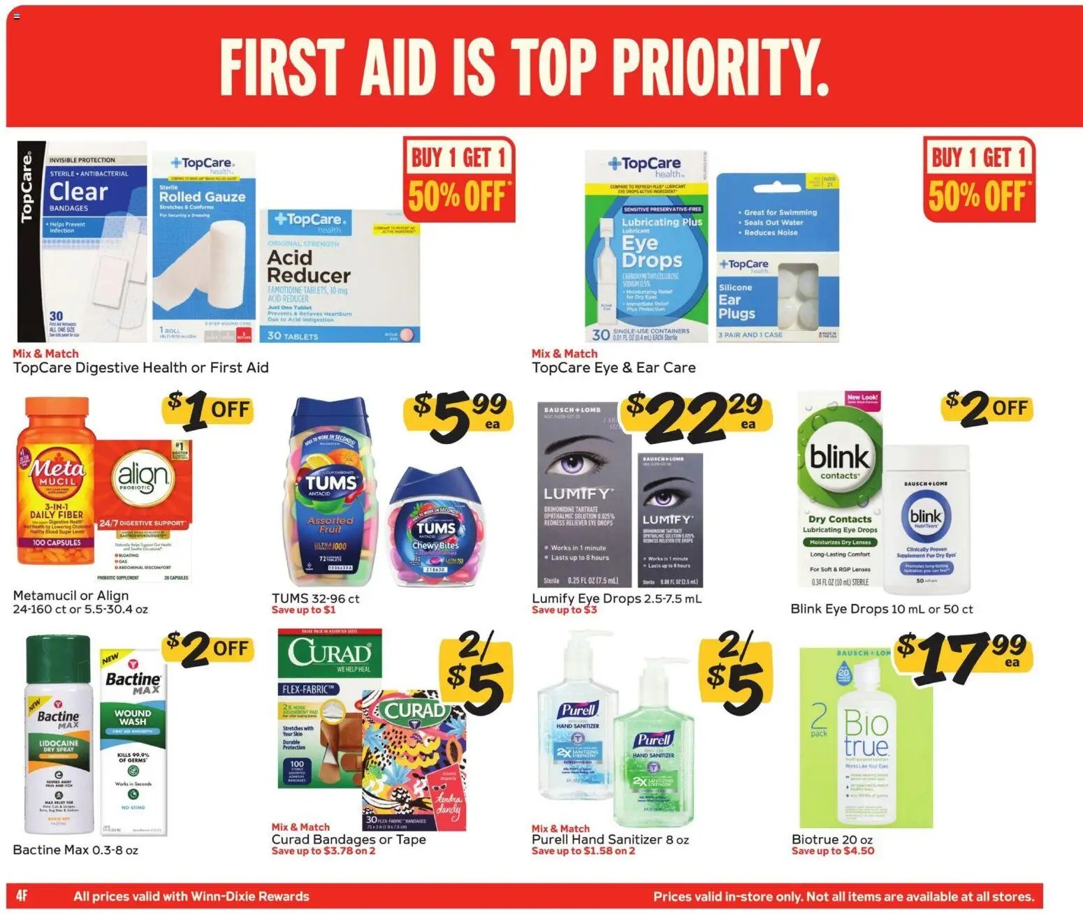 Winn Dixie In-Store Flyer