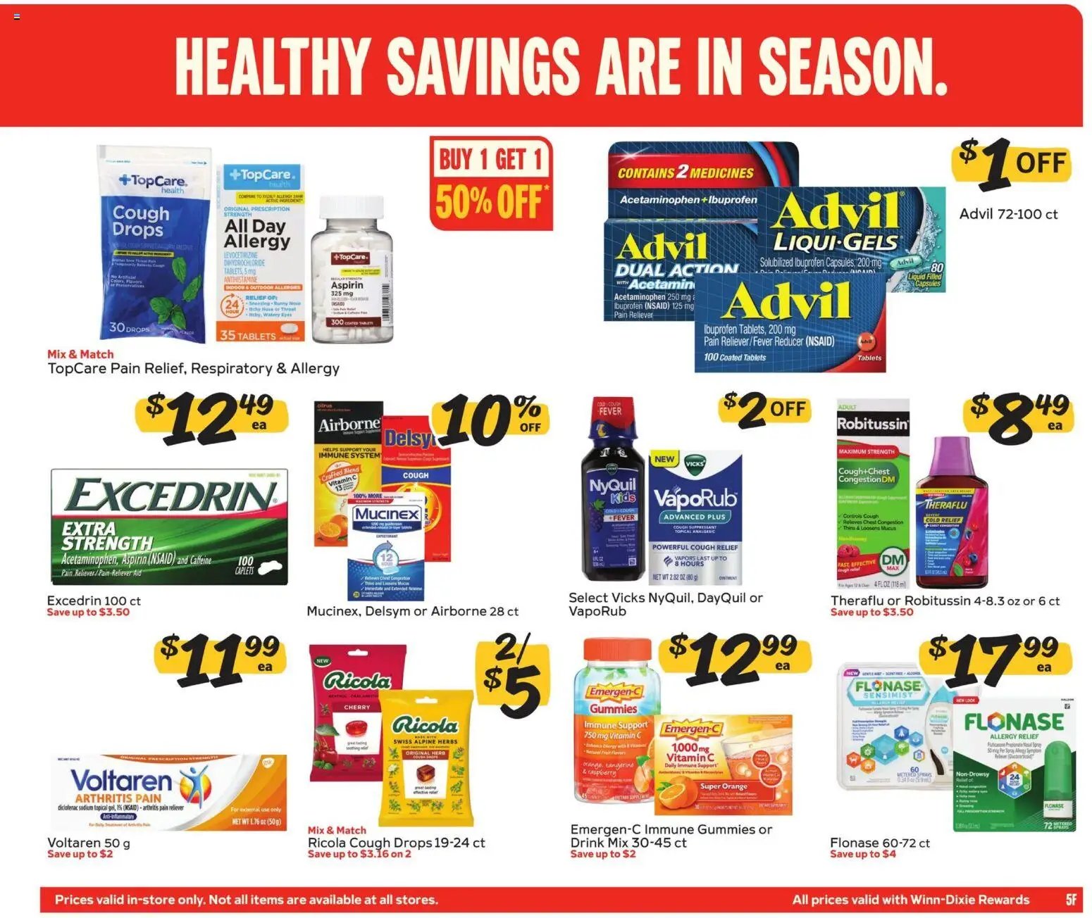 Winn Dixie In-Store Flyer