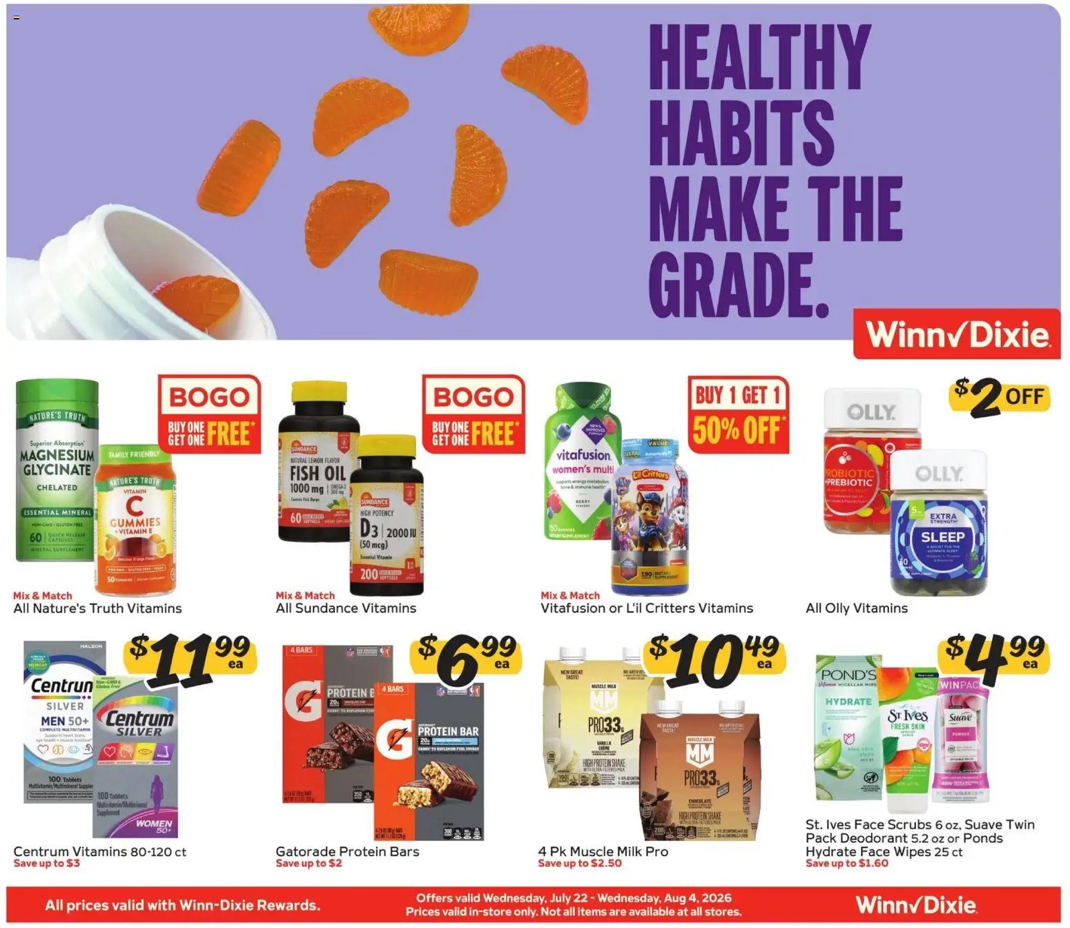 Winn Dixie In-Store Flyer