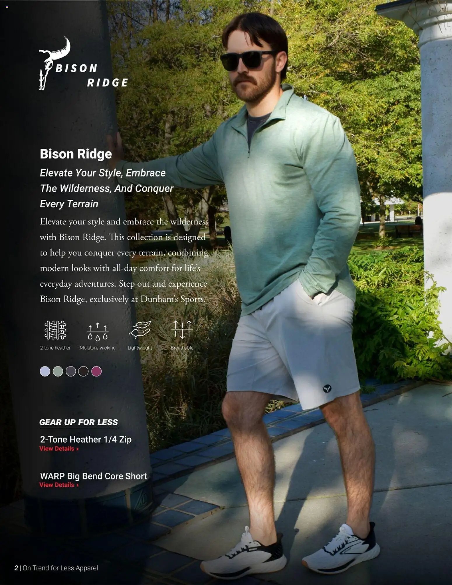 Dunham's Sports On Trend For Less Apparel Catalog