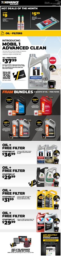 Advance Auto Parts Weekly Ad