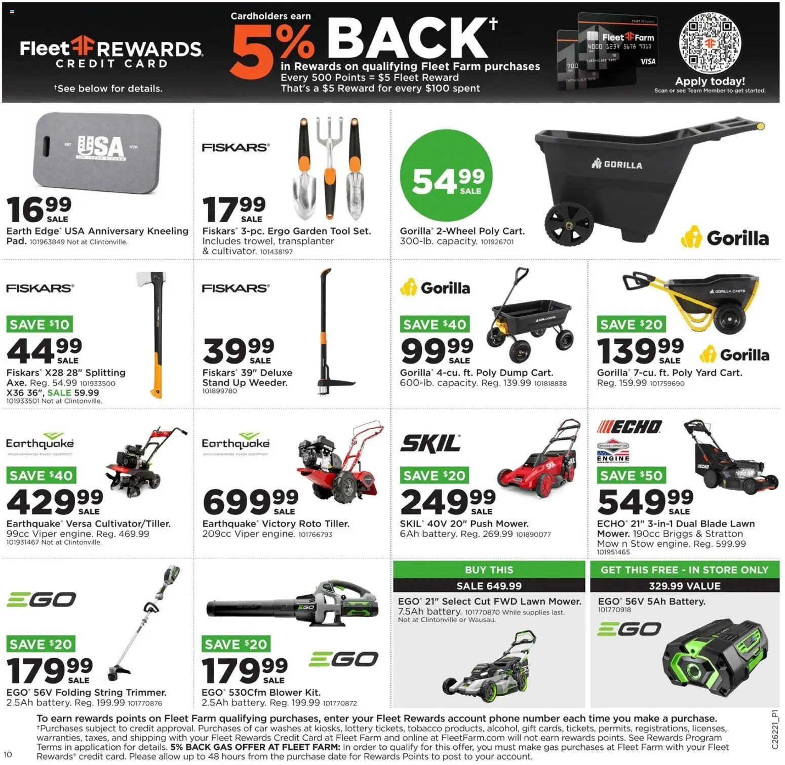 Mills Fleet Farm Weekly Ad