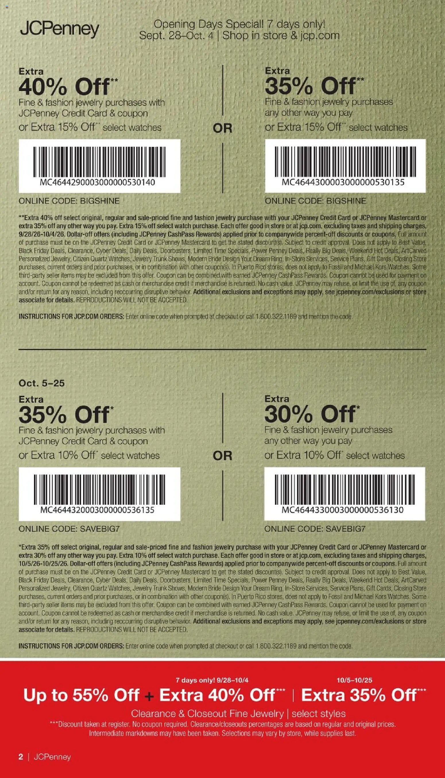 JCPenney Our Biggest Jewelry Sale of the Season