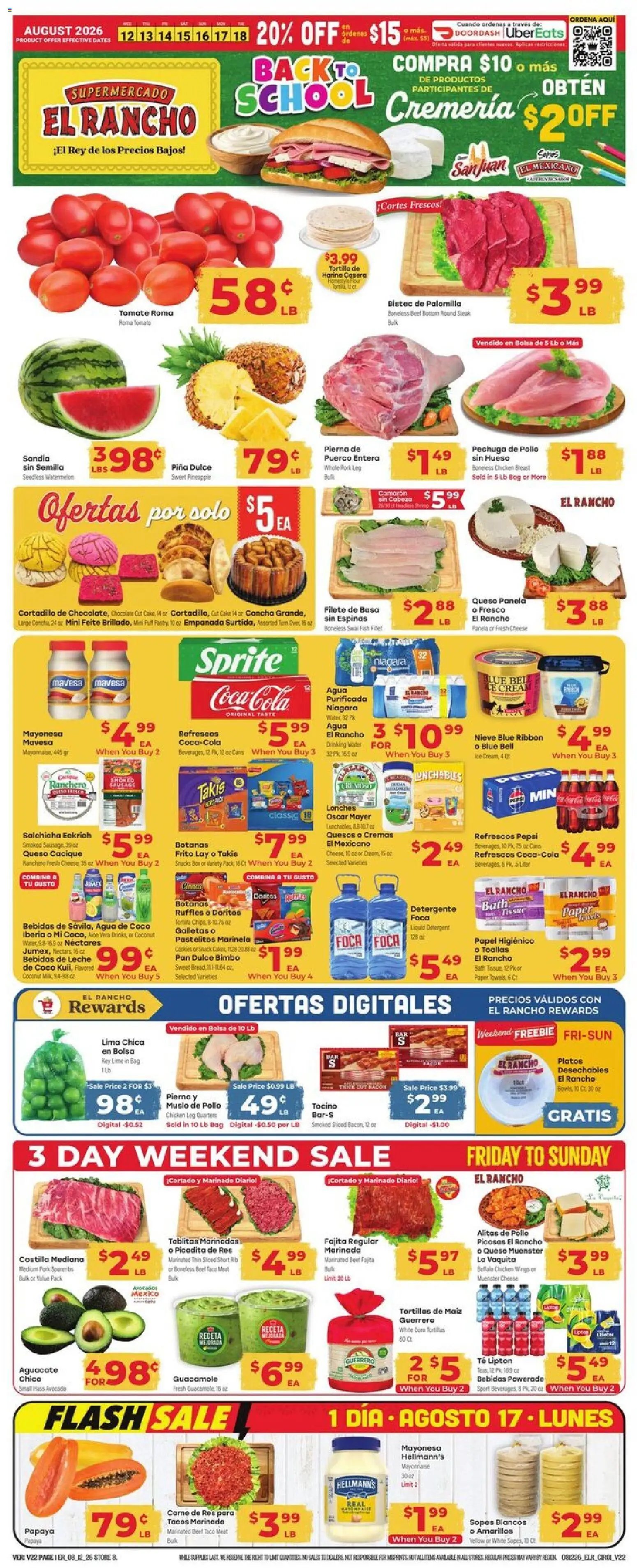El Rancho Weekly Ad