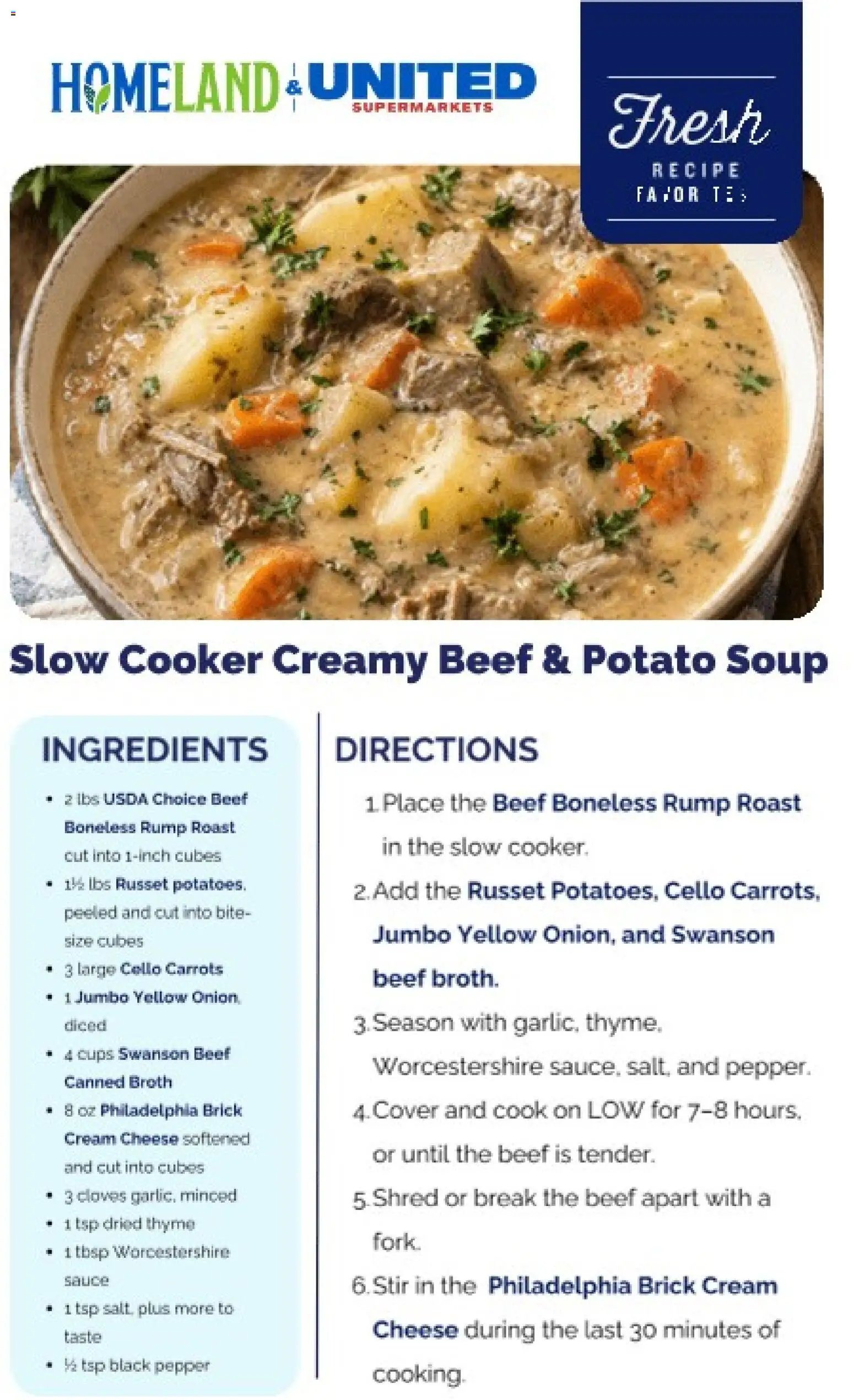 Homeland Weekly Recipe