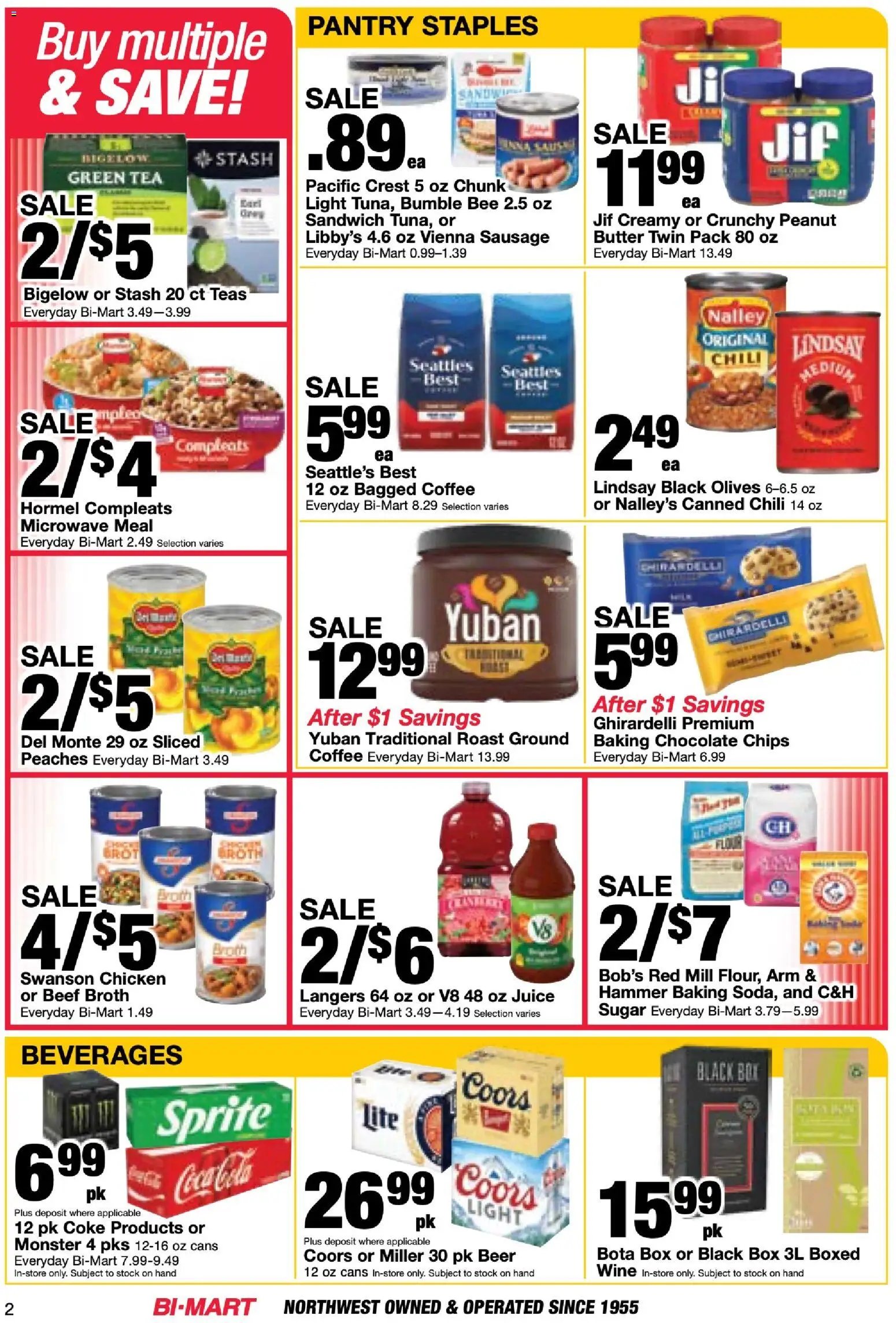 Bi-Mart Memberships Savings Book