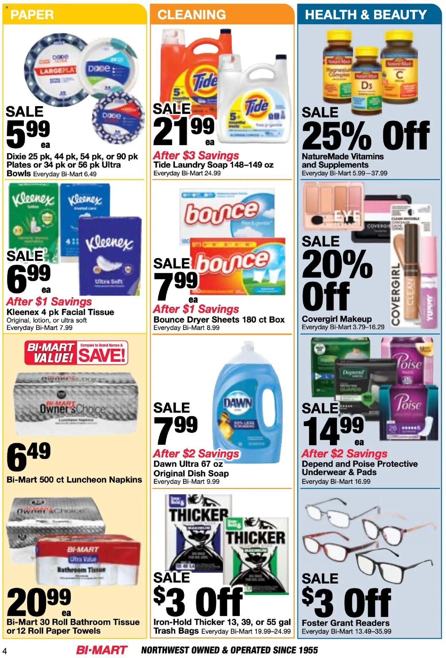 Bi-Mart Memberships Savings Book