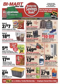Bi-Mart Memberships Savings Book