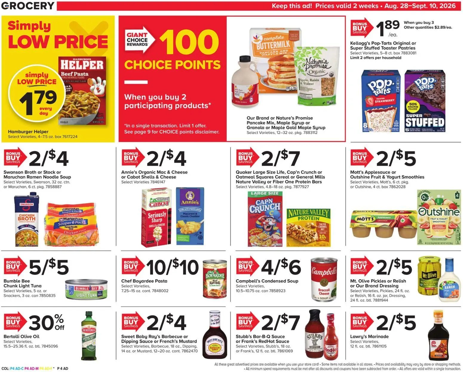 Giant Weekly Ad