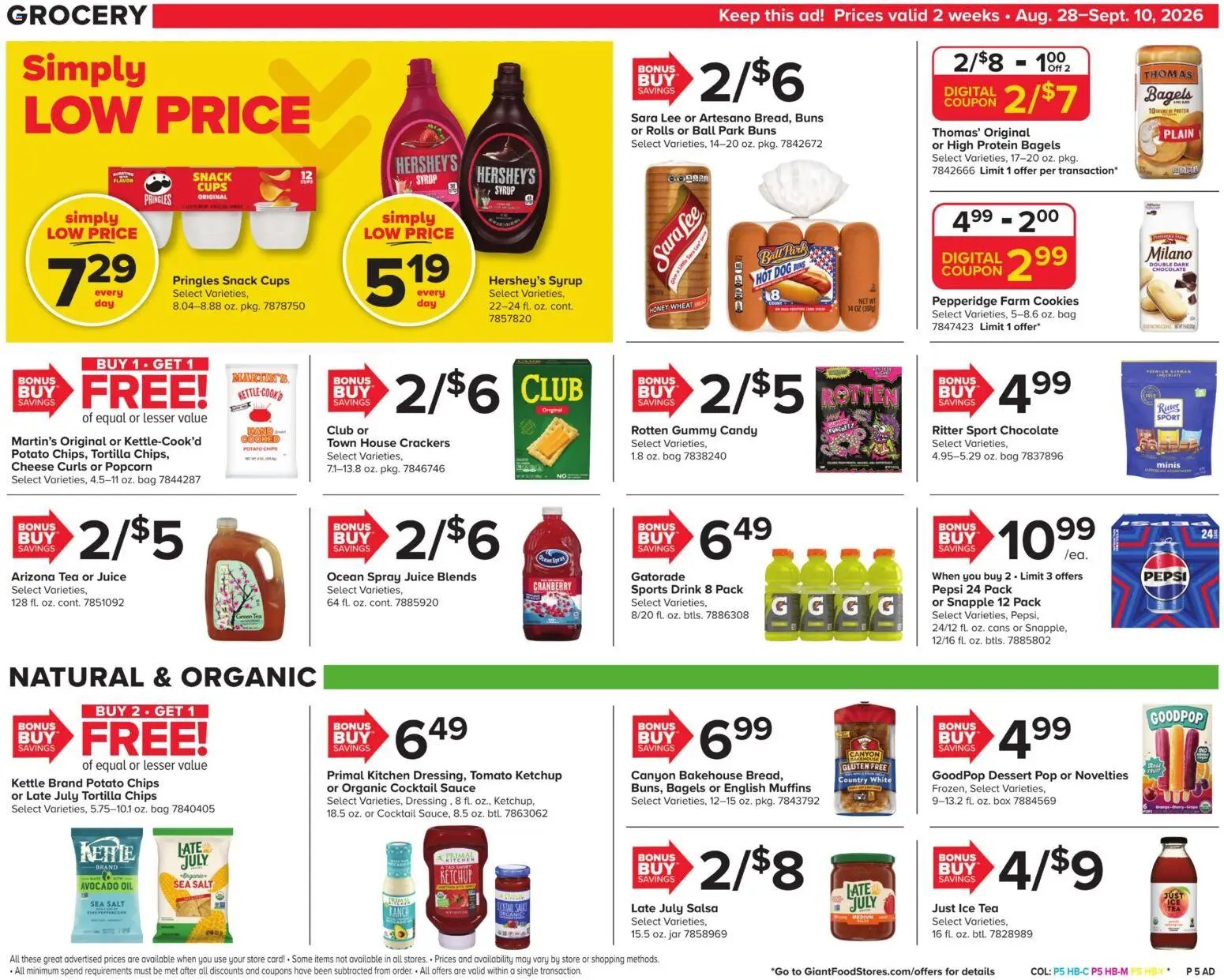 Giant Weekly Ad