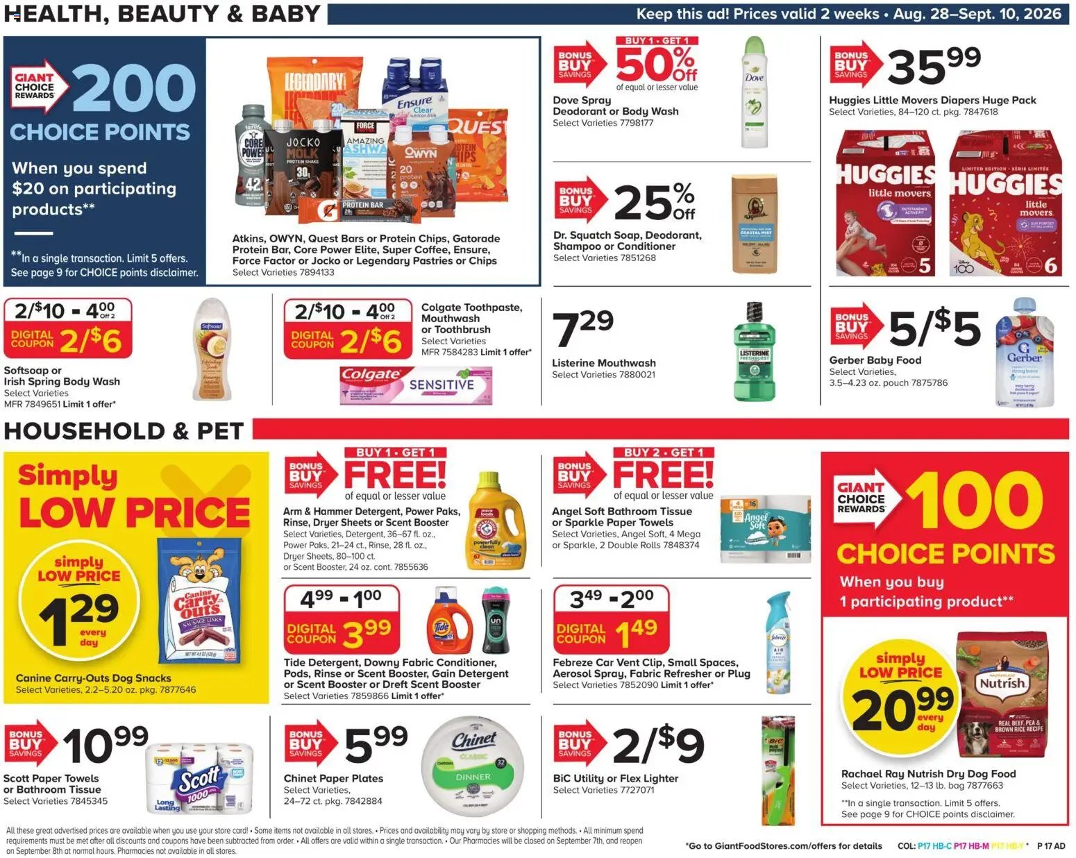 Giant Weekly Ad