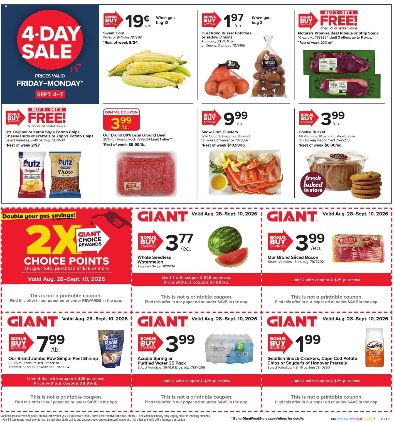 Giant Weekly Ad