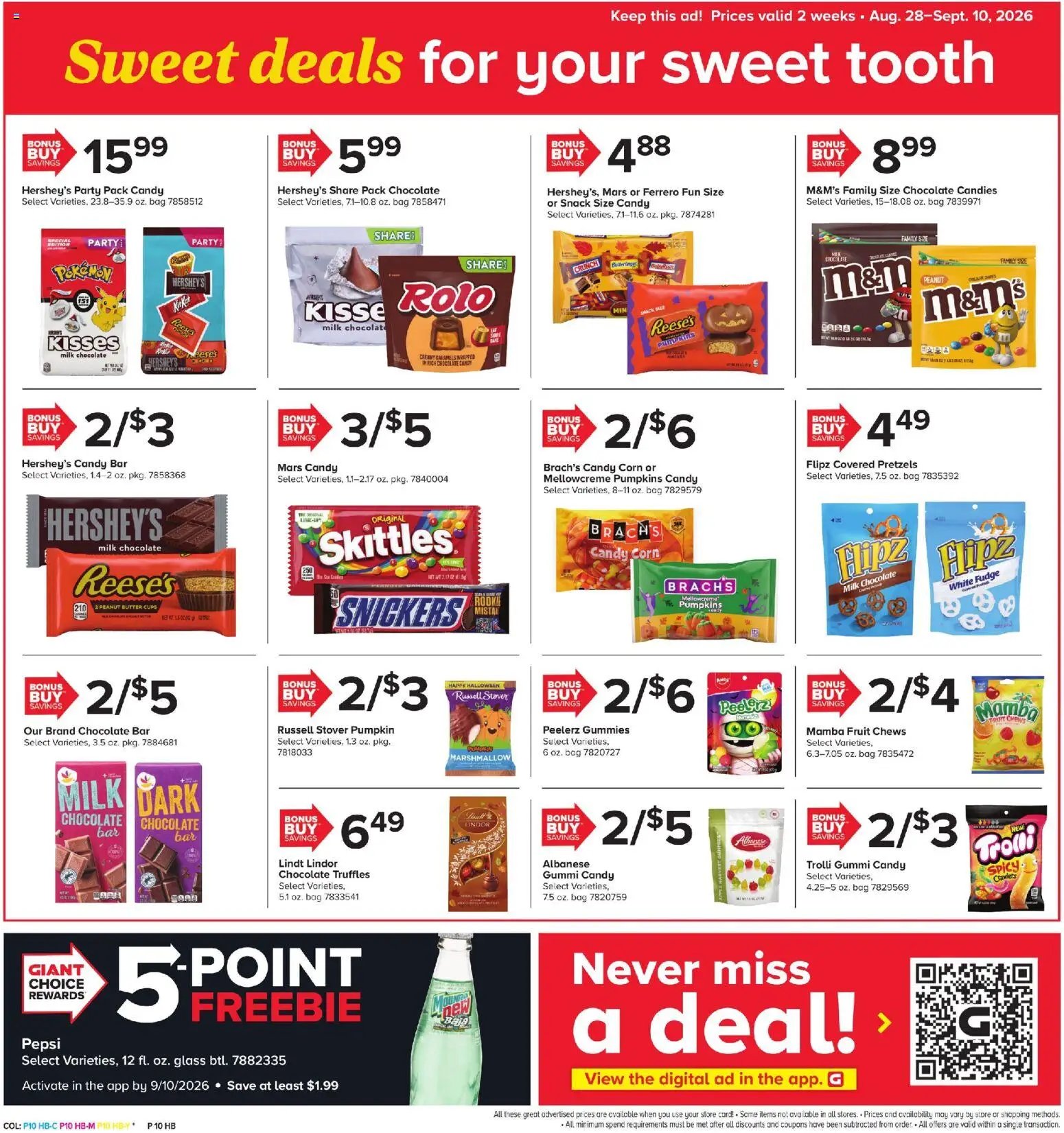 Giant Weekly Ad
