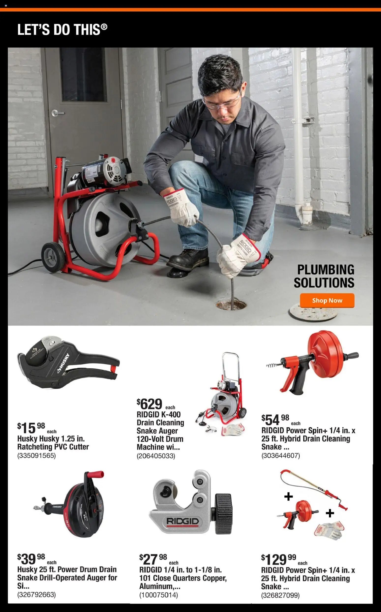 Home Depot Shop Pro Ad