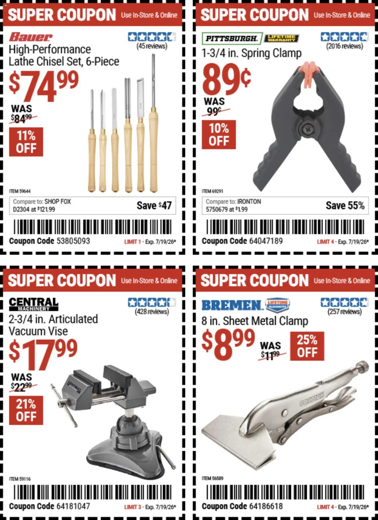Harbor Freight Weekly Ad