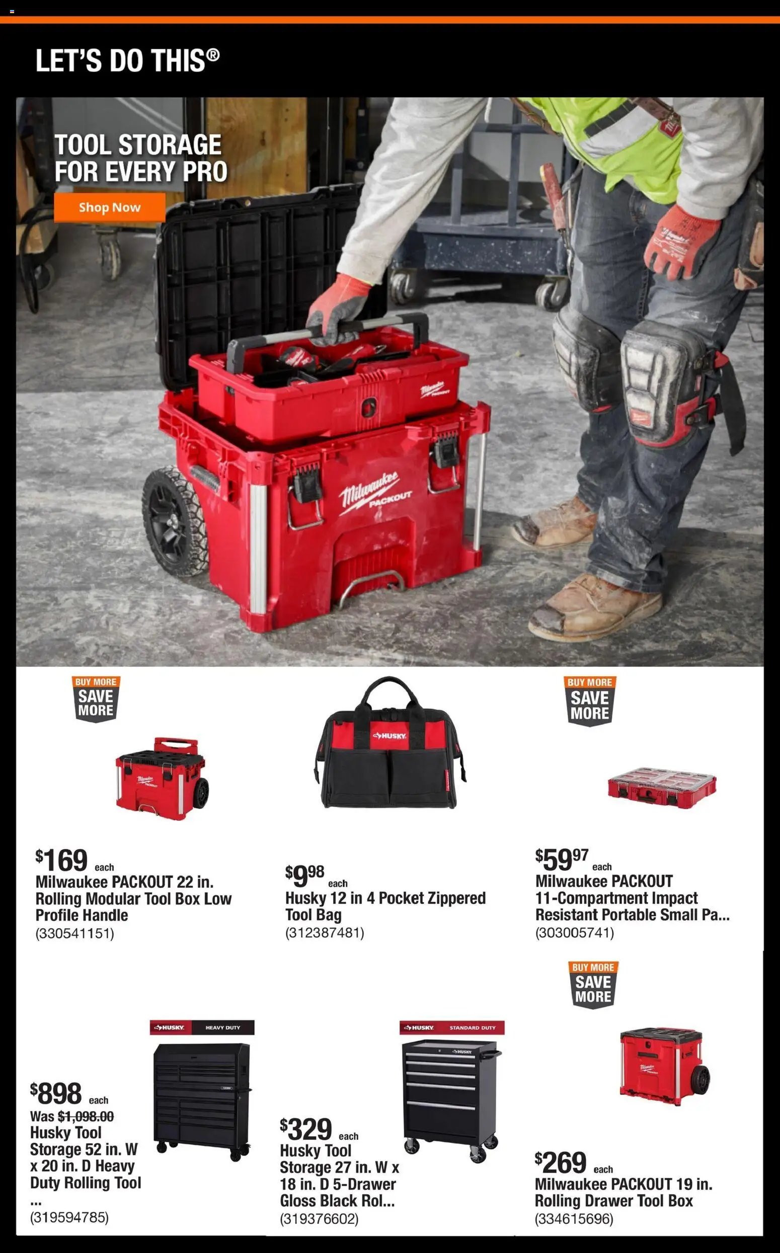 Home Depot Shop Pro Ad