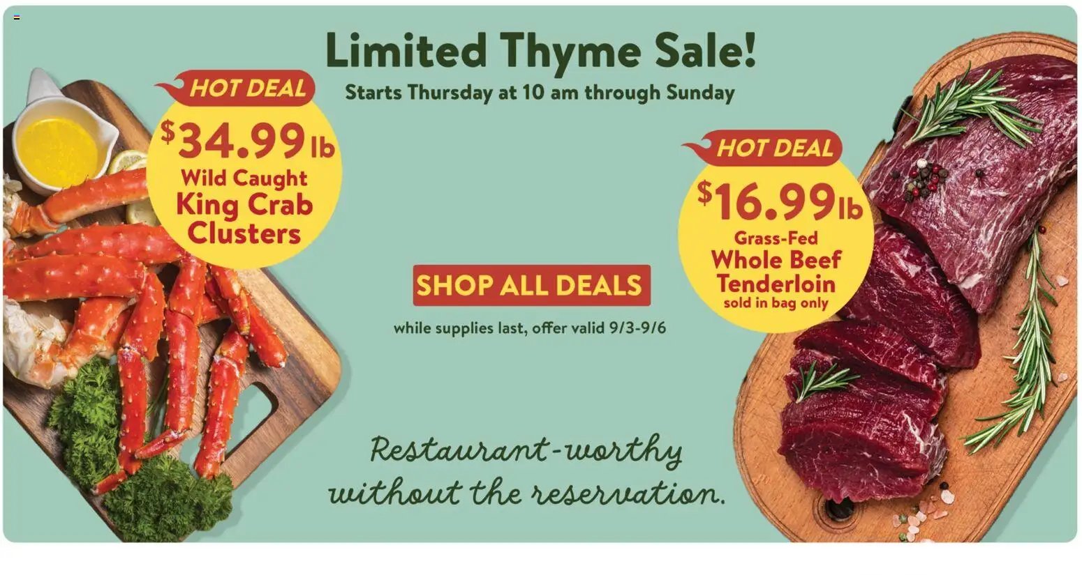 Fresh Thyme Monthly Ad - IL
