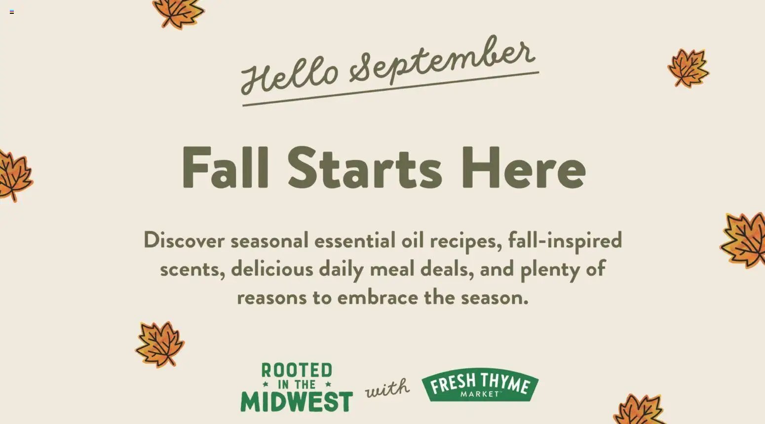 Fresh Thyme Monthly Ad - IL