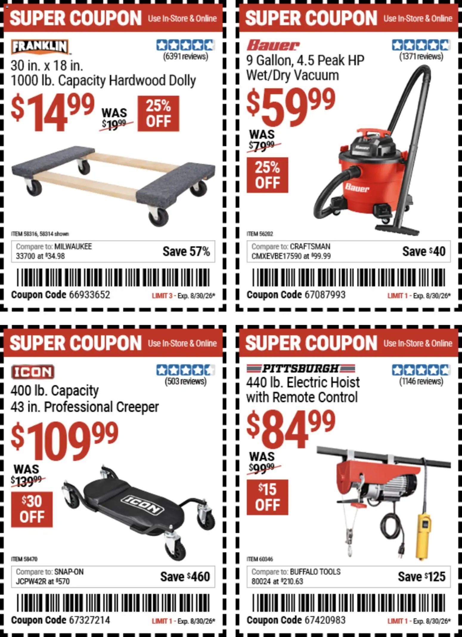 Harbor Freight Weekly Ad