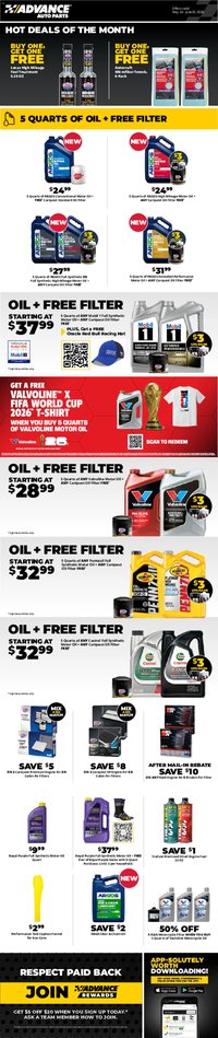 Advance Auto Parts Weekly Ad