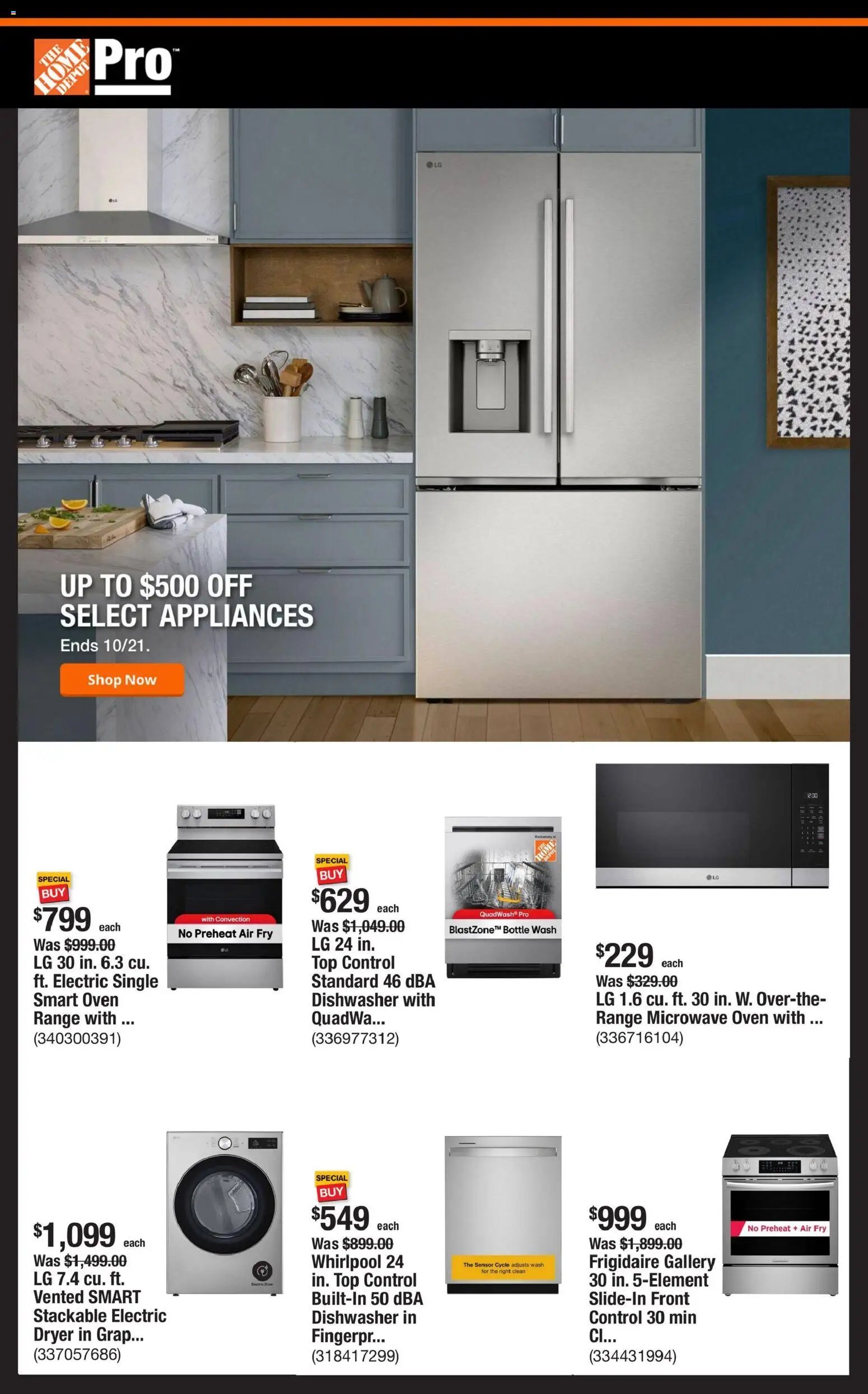 Home Depot Shop Pro Ad