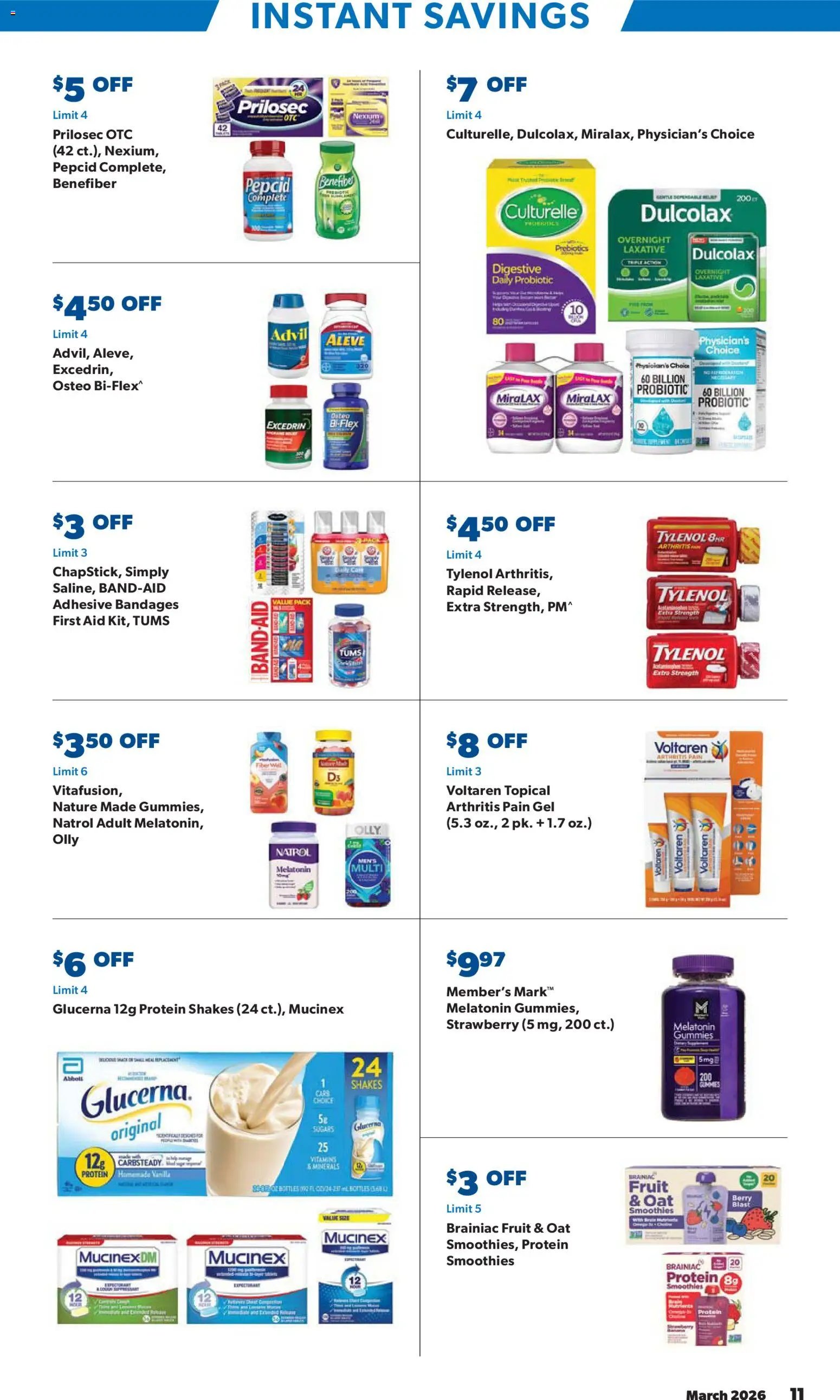 Sam's Club Instant Savings Book March
