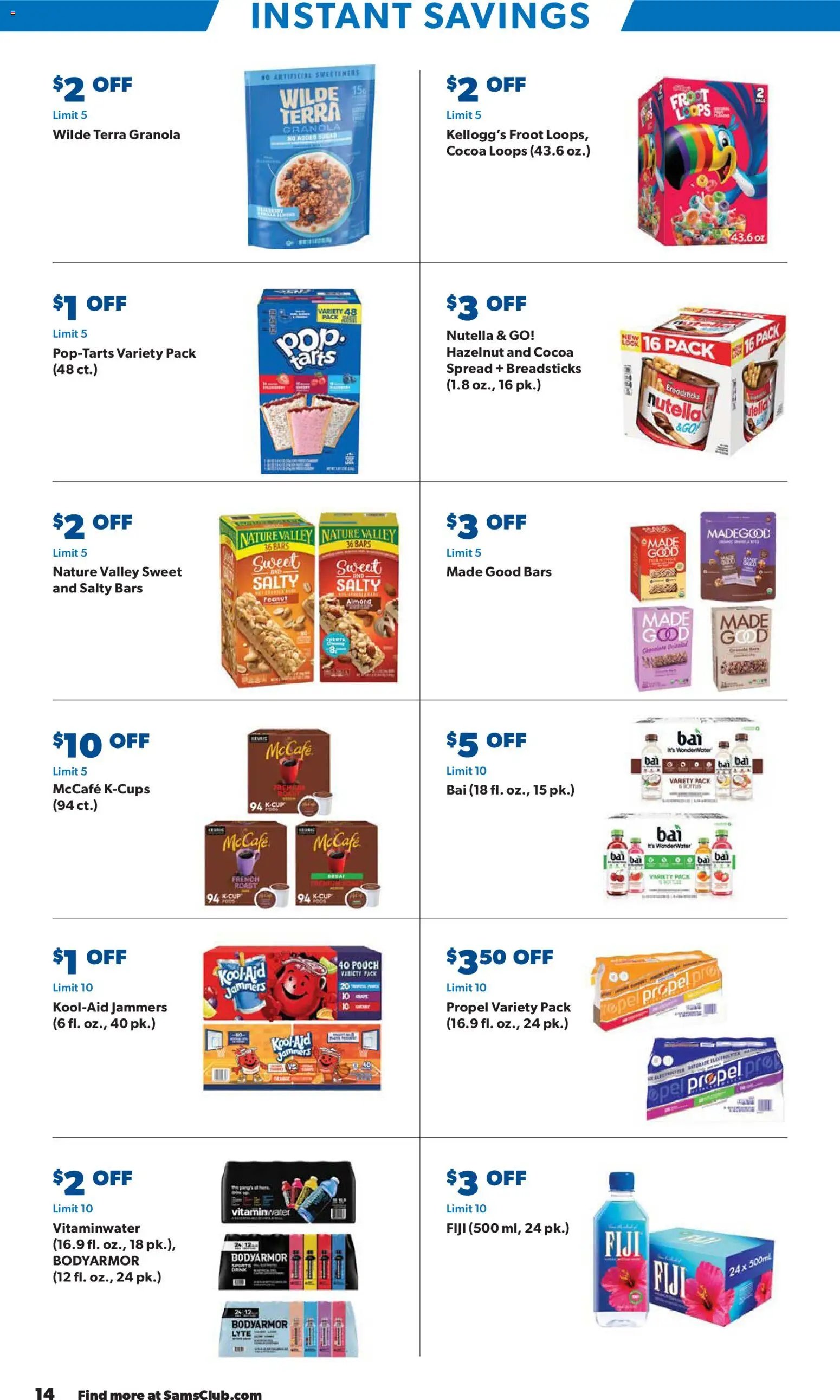 Sam's Club Instant Savings Book March